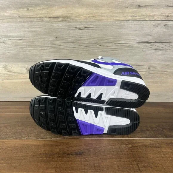 Aya② Nike Air Span II 2 Wolf Grey Hyper Purple Mens Size 12 Black